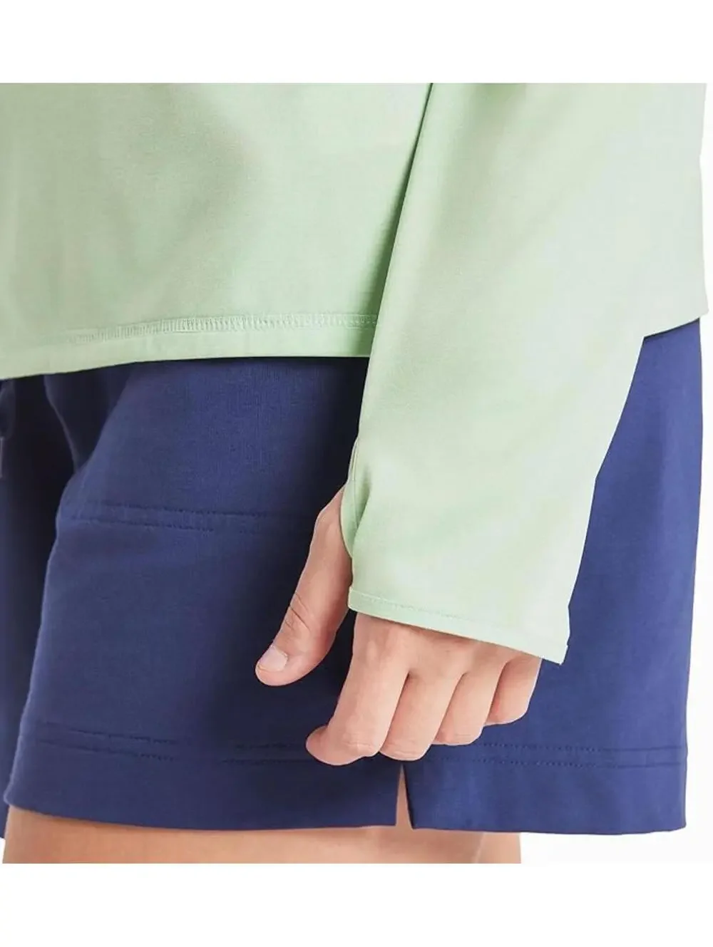 NWT Life is Good LIG Sailboats Hooded Active Tee Sage Green Medium - Picture 4 of 5